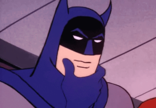 Batman thinking gif