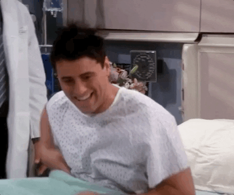 joey friends im back baby gif